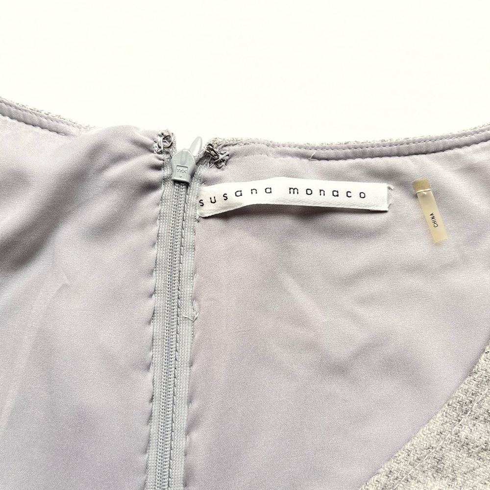 Susana Monaco grey lambswool dress - Picture 2 of 5